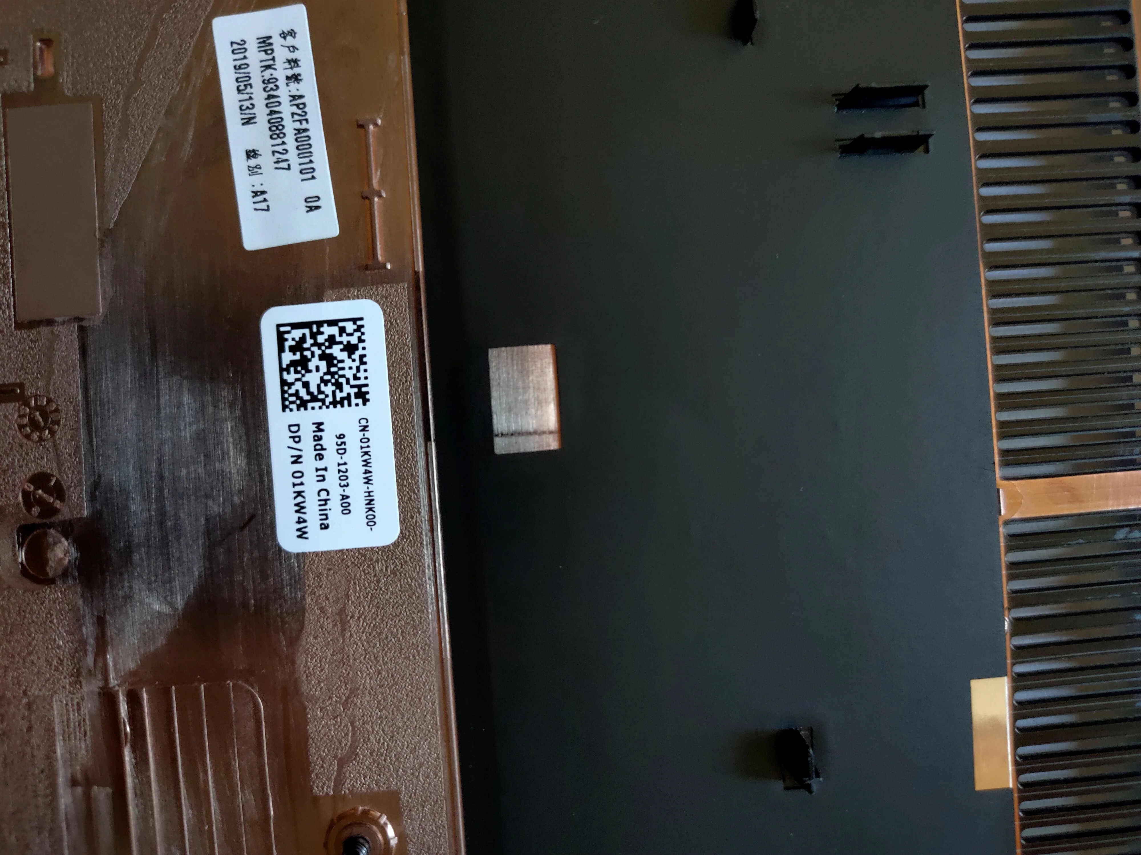 Для Dell Latitude E5500 ноутбук нижняя базовая крышка 1KW4W 01KW4W