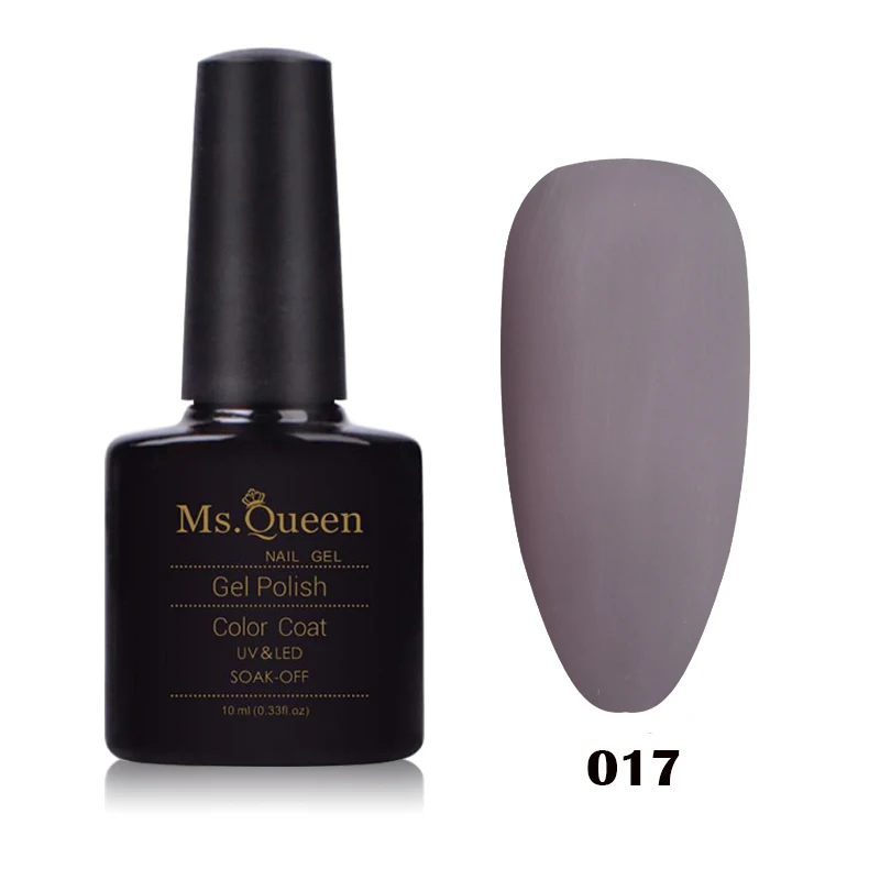 017 30 цветов 10 мл MS. queen матовый не протирать верхнее покрытие гель лак Cody гель лак для ногтей основа и верхнее покрытие Био гель лак матовый гель - Цвет: 017