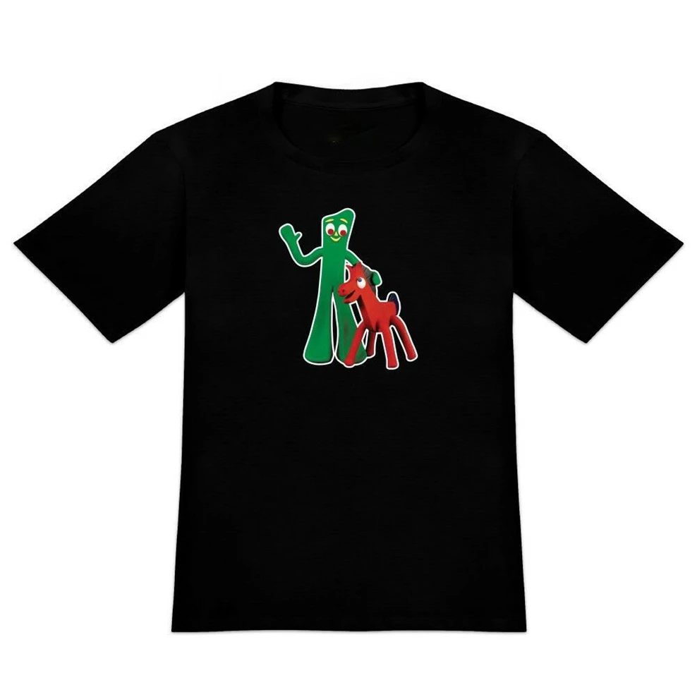 Gumby Pokey лучшие друзья глина искусство Мужская новинка футболка модная крутая |