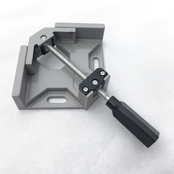 

Aluminum Single Handle 90 Degree Right Angle Clamp Woodworking Frame Clip Right Angle Folder Tool Right Angle Clamp Hand Tools