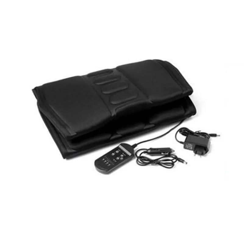 Heated Back Massage Seat Topper Car Home Office Seat Massager Heat Vibrate Cushion Back Neck Massage Relaxation