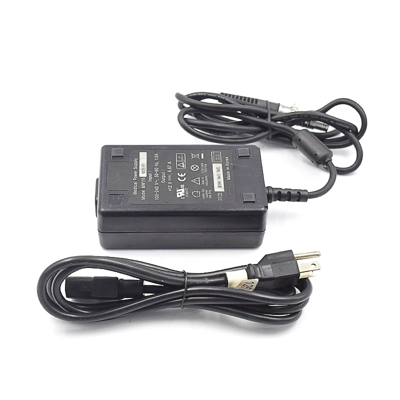 Для детей возрастом от 12V 6.67A блок питания для медицинских приборов 4 pin MW116 KA1251F01 адаптер переменного тока+ Мощность шнур-б/у