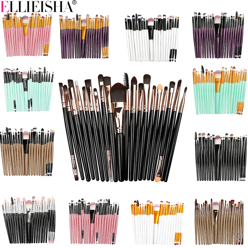 Lowered Foundation Brushes-Set Blush-Brush Eye-Makeup-Tools Facial-Beauty Eyelash Cosmetics Eye-Shadow Jlwje9ggMAB