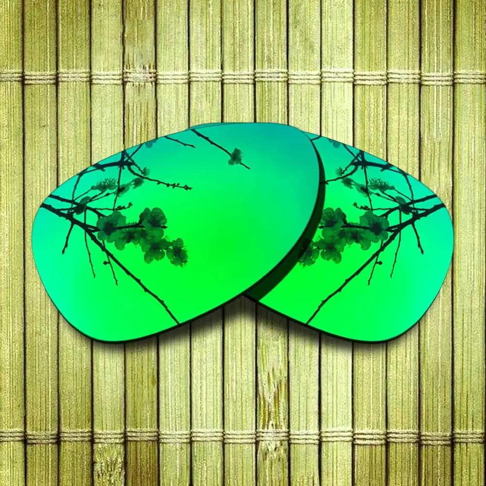 Green Поляризованных Сменные линзы для-солнцезащитные очки Oakley Солнцезащитные очки felon рамка True Цвет зеркальное покрытие-варианты - Цвет линз: Green