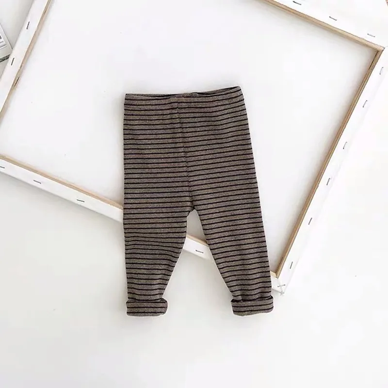 Повседневные штаны для новорожденных мальчиков и девочек, для От 0 до 3 лет, хлопковые осенние брюки для новорожденных брюки для малышей, унисекс, зимние леггинсы для мальчиков - Цвет: 7