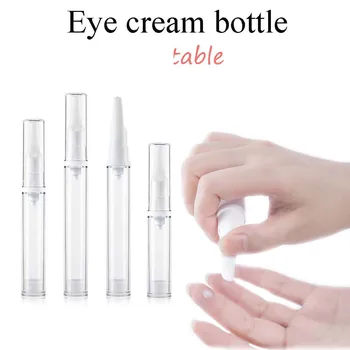 

5ml 10ml 15ml Eye Cream Bottle Eye Cream Airless Bottle Lotion Airless Bottle transparent Square Lip Gloss Tube