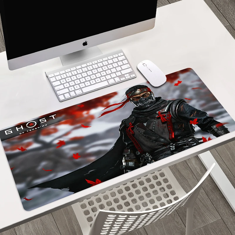 

Ghost Of Tsushima Mouse Pads Pad Gaming Setup Gamer Kawaii Desk Mousepad Computer Anime Cute Accessories Japanese Style Mat for