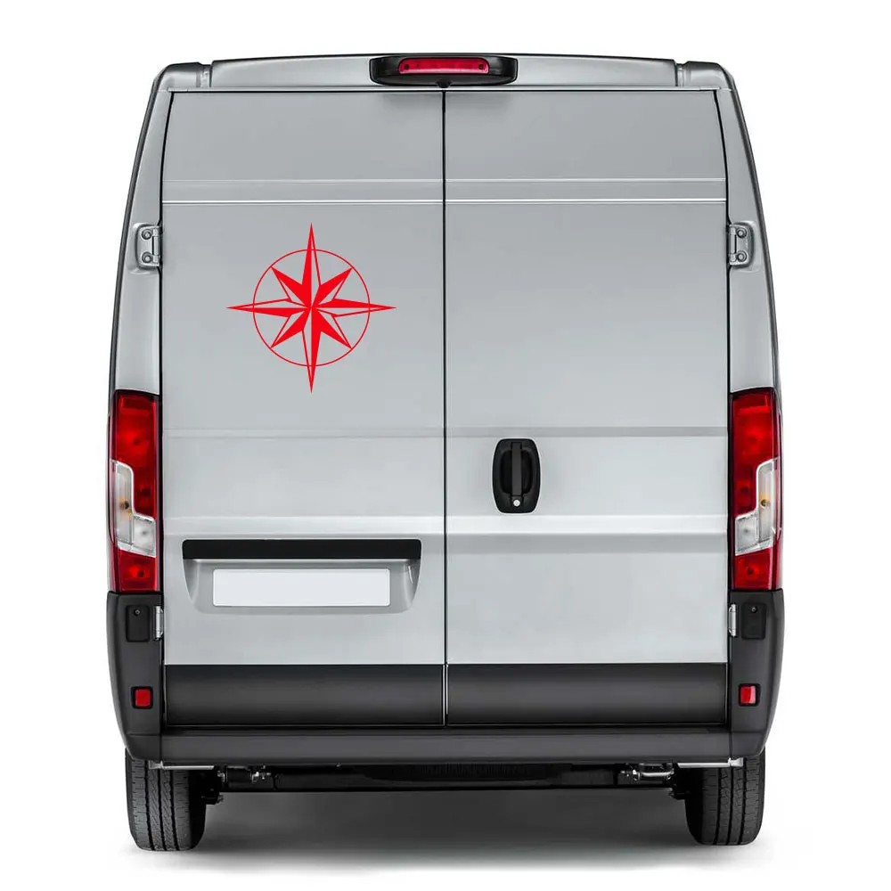 4 Teile/los Auto Aufkleber Camper Van Kompass Grafiken Decals Für Peugeot  Boxer Citroen Jumper Fiat Ducato Wohnmobil Zubehör