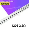 100 Uds 1206 SMD resistencia 2,2 ohm tipo chip 0,25 W 1/4W 2.2R 2R2 nuevo original ► Foto 1/2