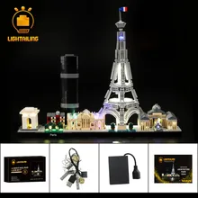 Светильник, светодиодный светильник, набор для дизайна, парижский светильник, совместим с 21044(не включает модель