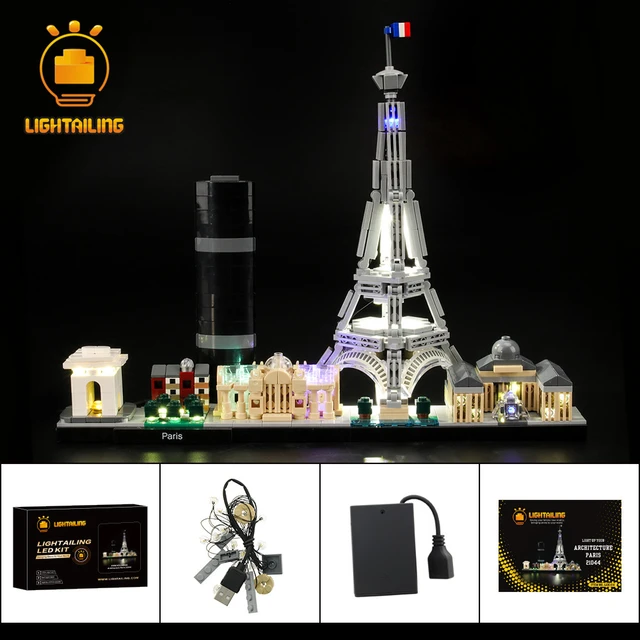 Lightailing Led Light Kit For 21044 Architecture Paris Lighting Set (not  Include The Model) - Blocks - AliExpress