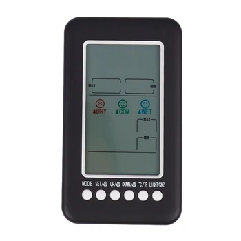 

Acoustic Big Lcd Color Digital Alarm Clock With Temperature Thermometer Humidity Hygrometer Table Desk Weather Station