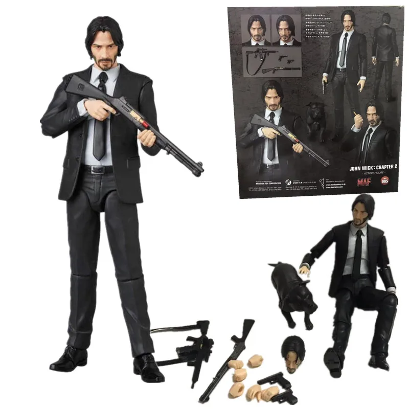 Новая коллекция игрушек Mafex 085 Джон Вик: Chapter 2 приносим собаке фигурки