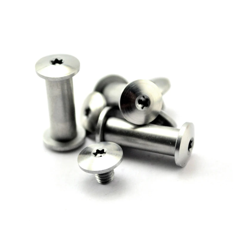 

2pcs M3-8MM hand Tool rivets, lock screws, Knife handle screw fastening, DIY tool spindle stainless steel nails