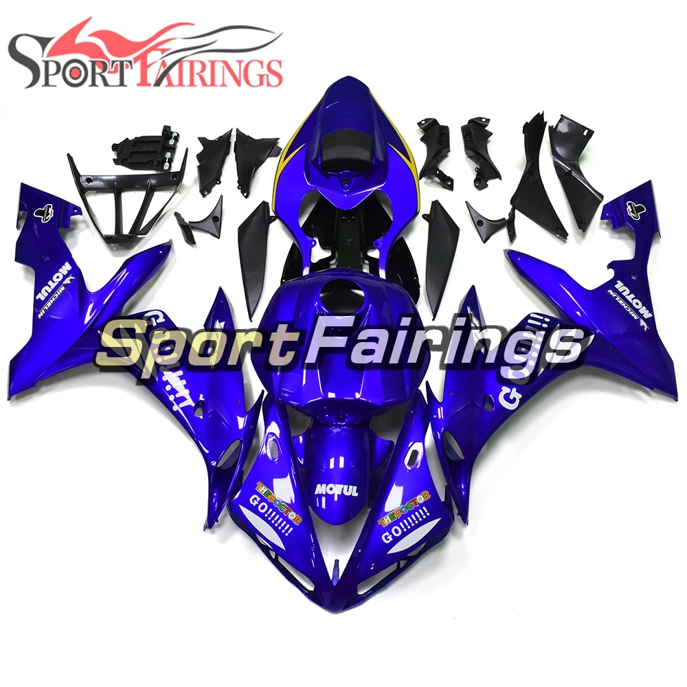 Полный обтекатели для Yamaha YZF1000 R1 04 05 06 YZF R1 2004 2005 2006 обтекатель комплект впрыскивание, АБС-пластик, Обтекатели белый глянцевый
