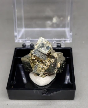 

100% Natural rare cubic pyrite mineral specimen stones and crystals healing crystals quartz gemstones Free box