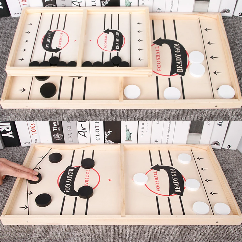 Table Hockey Paced Sling Puck Board Games SlingPuck Winner Party Game Toys For Adult Child Family Party Game Toys Fast Hockey 1