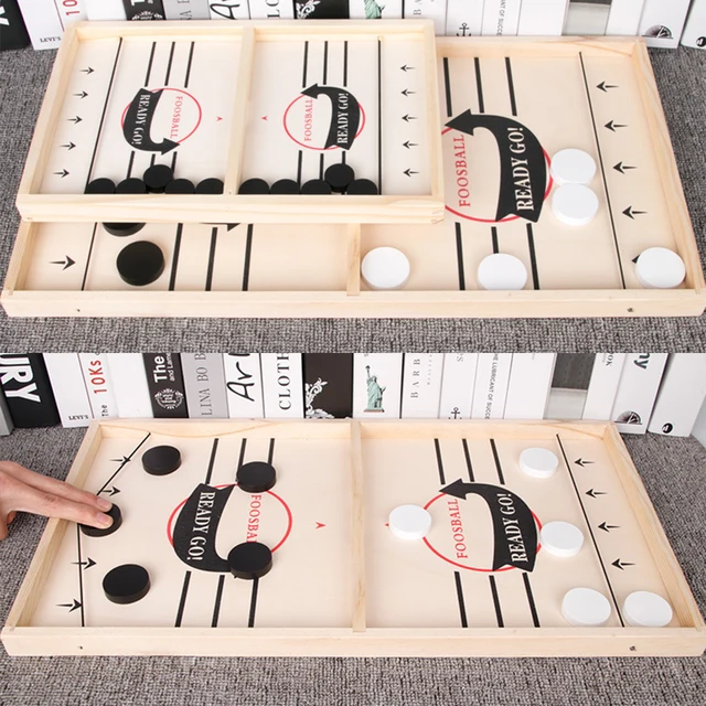 Table Hockey Paced Sling Puck Board Games SlingPuck Winner Party Game Toys For Adult Child Family Party Game Toys Fast Hockey 1