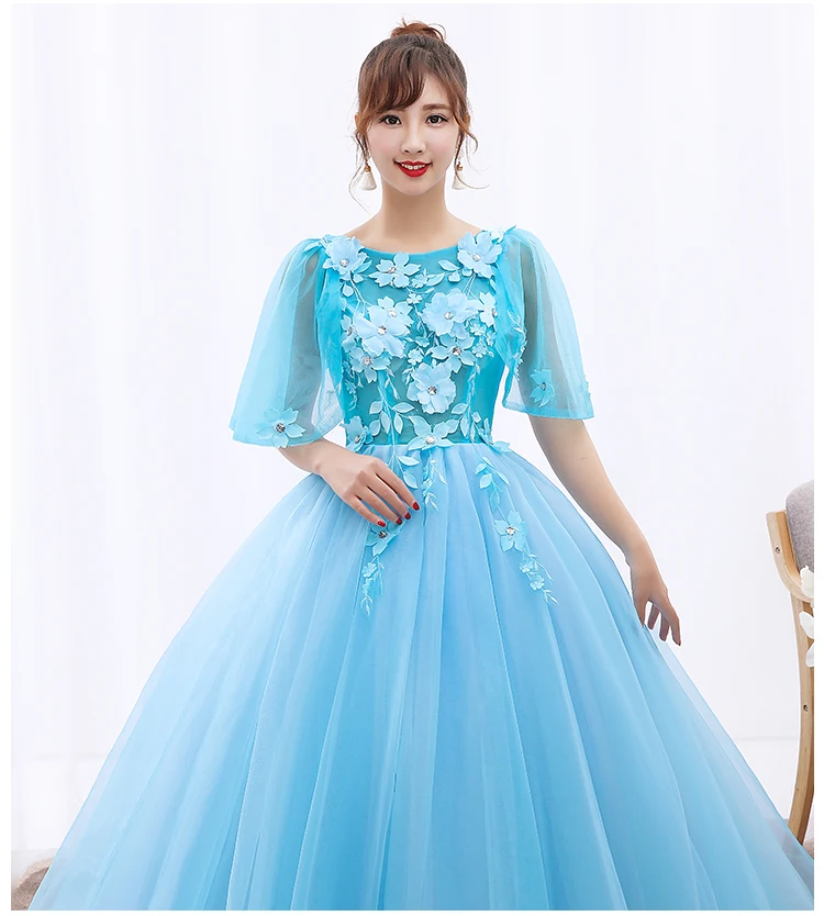 На заказ Vestidos de 15 anos с аппликацией из кружева и тюля Бальные платья торжественное вечернее платье платье для девочек