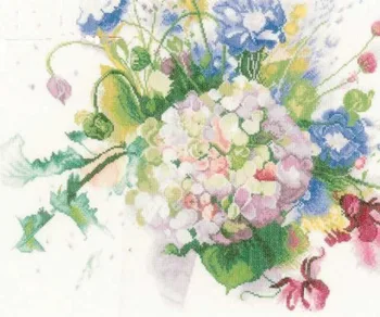 

Top Counted Cross Stitch Kit Cross stitch RS cotton with cross stitch Lanarte pn-0151018 Hydrangea