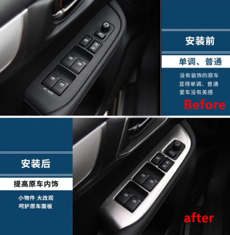 Подходит для subaru 151617 Outback дверная кнопка рамка ручка декоративные аксессуары