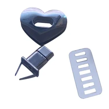 

Heart Shape Metal Clasp Turn Lock Twistlocks for Handbag Shoulder Bag Purse Turnlock DIY Tool Accessories