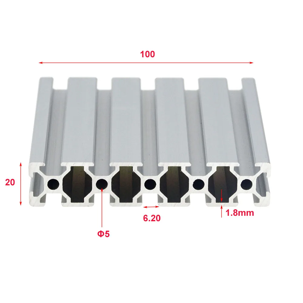 extrusao de perfil aluminio trilho linear anodizado padrao para impressora bancada peca 02