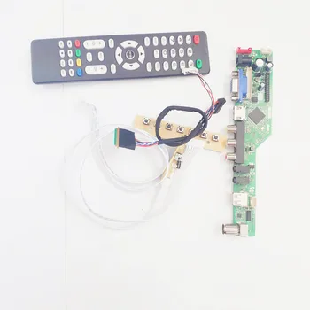 

For B140XW03 laptop led lcd monitor T.V53 screen controller driver board DIY kit HDMI/VGA/AV/USB 1366*768 WLED 40 pin LVDS 14"