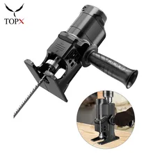 

Portable Reciprocating Saw Adapter Electric Drill To Electric Saw for Wood Metal Cutting Tool With Saw Blade Multifunctional