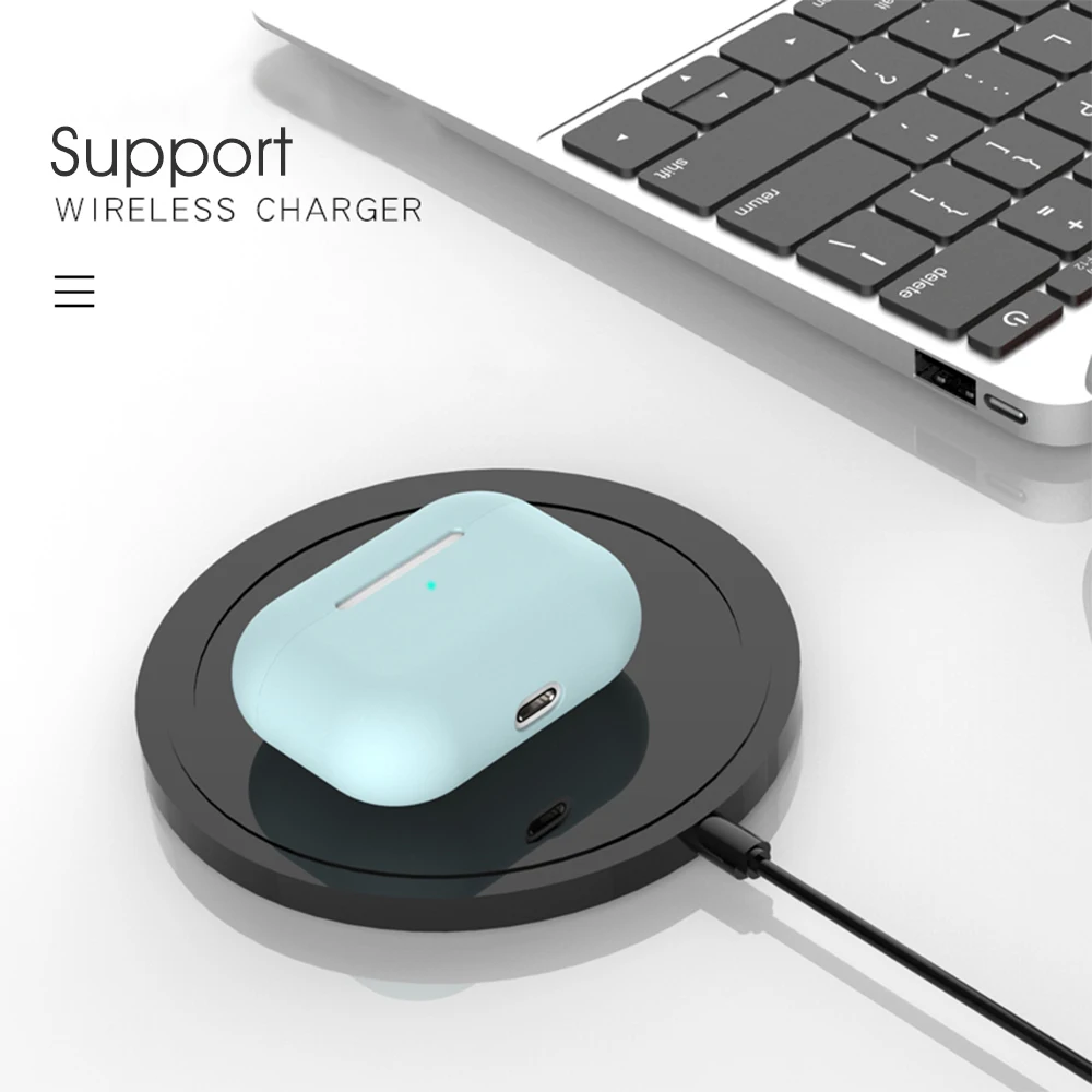 2+ 1 силиконовый чехол для Apple Airpods Pro, чехол для Apple AirPods Pro, беспроводные Bluetooth наушники, мягкий Чехол Air Pods Pro