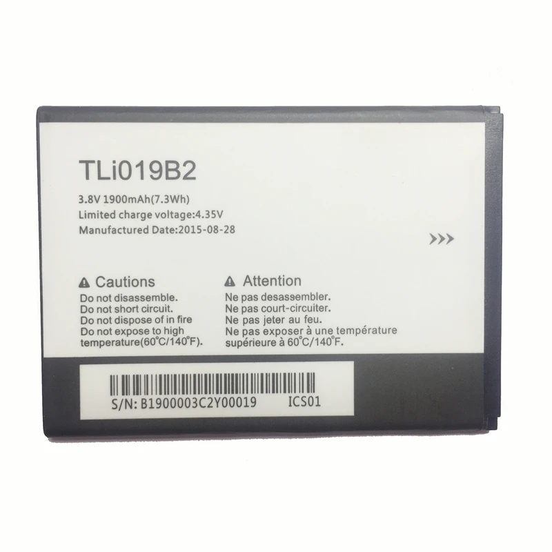 KiKiss Endurable 1900 аккумулятор для телефона, мАч для Alcatel One Touch POP C7 OT-7041 7041D Dual CAB1900003C2 литий-полимерный аккумулятор TLi019B2