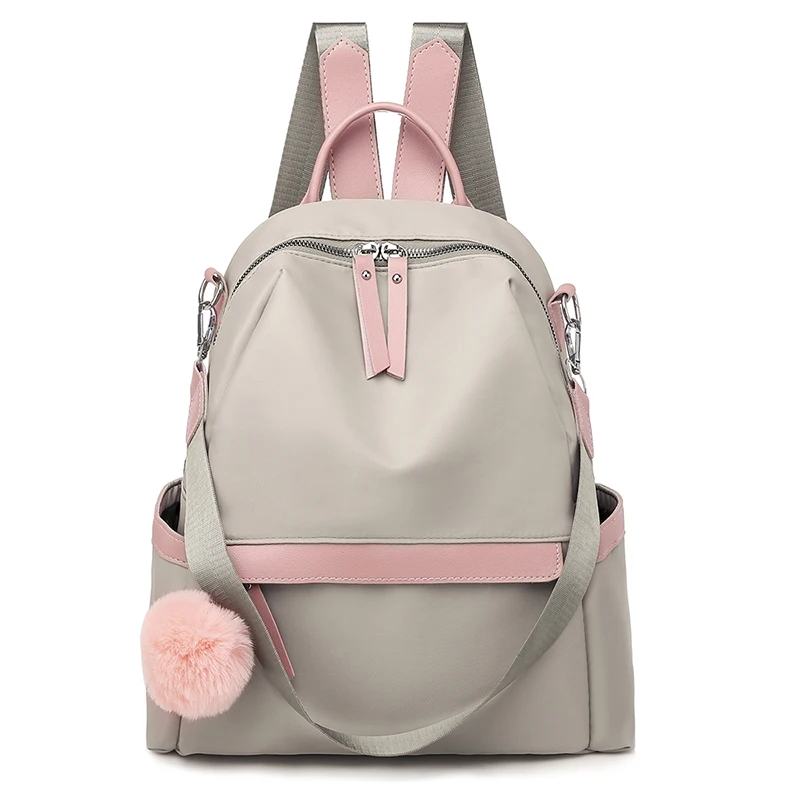 

New Bag Waterproof Nylon Women Backpack Zipper School Bags For Teenagers Girls Small Backpack Female Rucksack Mochilas Feminina