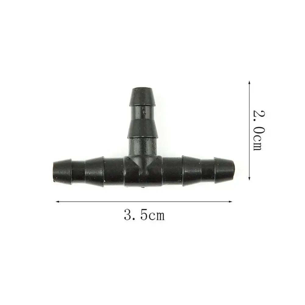 Details about   1/4" Hose Dripper Water T Connector 4/7mm Pipe Tubing Watering Coupling Joint