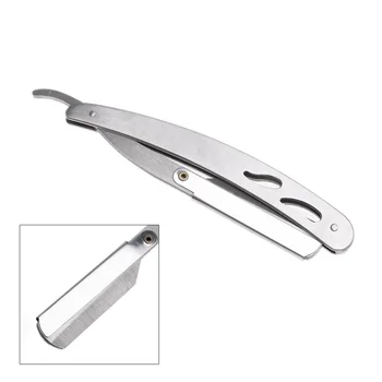 

Men Straight Edge Razor for Barber Folding Shaving Knife Shaver Without Blade Hair Removal Tools Stainless Steel 21.5cm