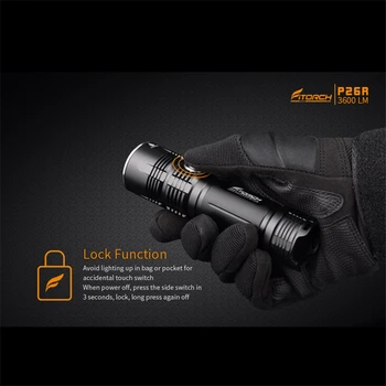 

Fitorch P26R XHP70.2 3600Lumens FCD Rechargeable Portable LED Flashlight for Camping Torch Lantern Lamp Spotlights Powered Bank