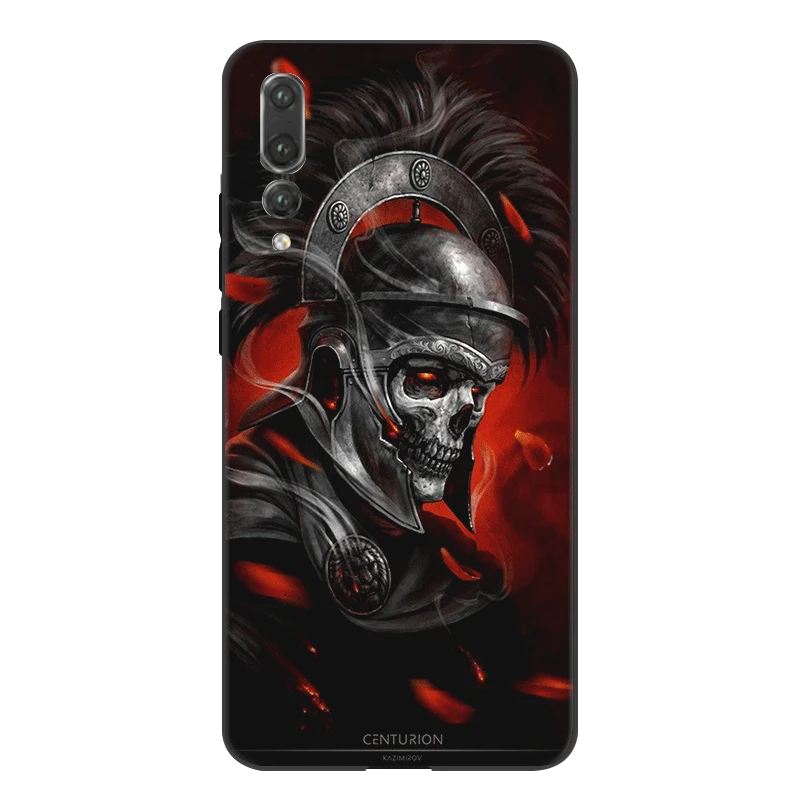 Мобильный чехол для телефона huawei Honor Note 6A 7A 7X8 9 10 View 20 Pro Lite 8X Grim Reaper Череп Скелет Роскошный милый