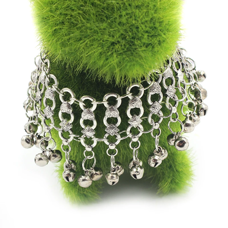1 шт Новые модные сексуальные винтажные Серебряные ножные браслеты для женщин, много бусин, браслет на лодыжке, сандалии бохо, пляжные украшения для ног