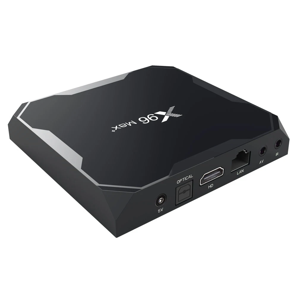 X96 Max + 4 ядра Android ТВ коробка 4G 32G 9 0 OS с Bluetooth 1000M LAN голосовой пульт дистанционного