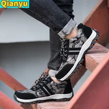 Chaussures de travail anti écrasement et anti perçage pour l'extérieur, chaussures de sécurité pour hommes, bout en acier, 2021 