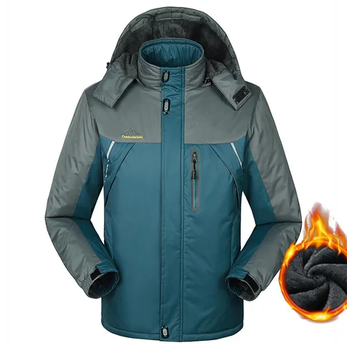 Зимняя мужская куртка, пальто, для улицы, термо, для кемпинга, для пешего туризма, мужская куртка, для катания на лыжах, альпинизма, спортивные куртки, водонепроницаемые, ветрозащитные - Цвет: 5801dark blue