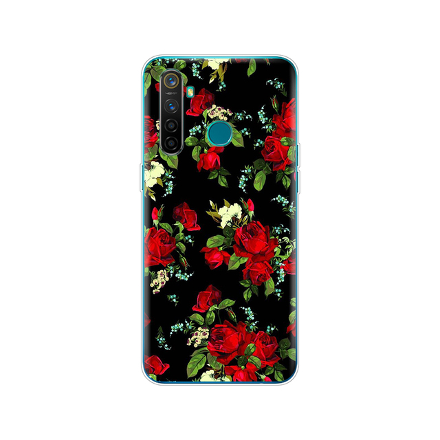 Realme 5 Case RMX1927 Silicon Soft Phone Cover For OPPO Realme 5 Pro RMX1971 Realme5 5Pro TPU Back Coque Capa Funda