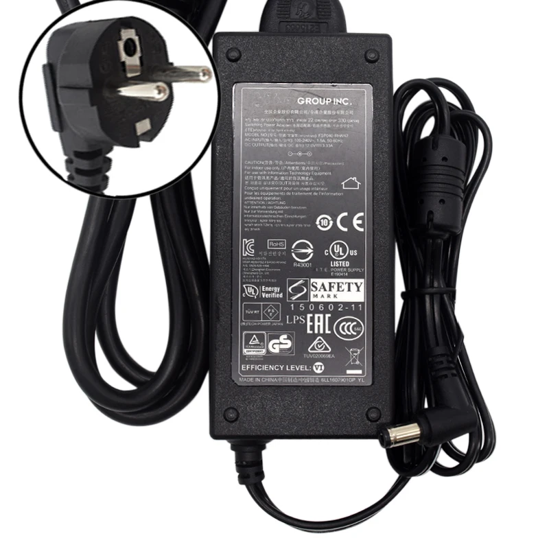 Для FSP Group Inc FSP040-RHAN2 адаптер переменного тока Зарядное устройство Питание 12V 3.33A-б/у