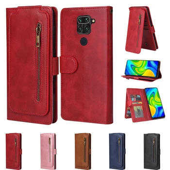 Кожаный флип-чехол с подставкой для xiaomi Redi Note 9 9s 9 pro max 8 pro, магнитный чехол-кошелек для Redmi 8 8A 7A K20 9T 10, Чехол для карт