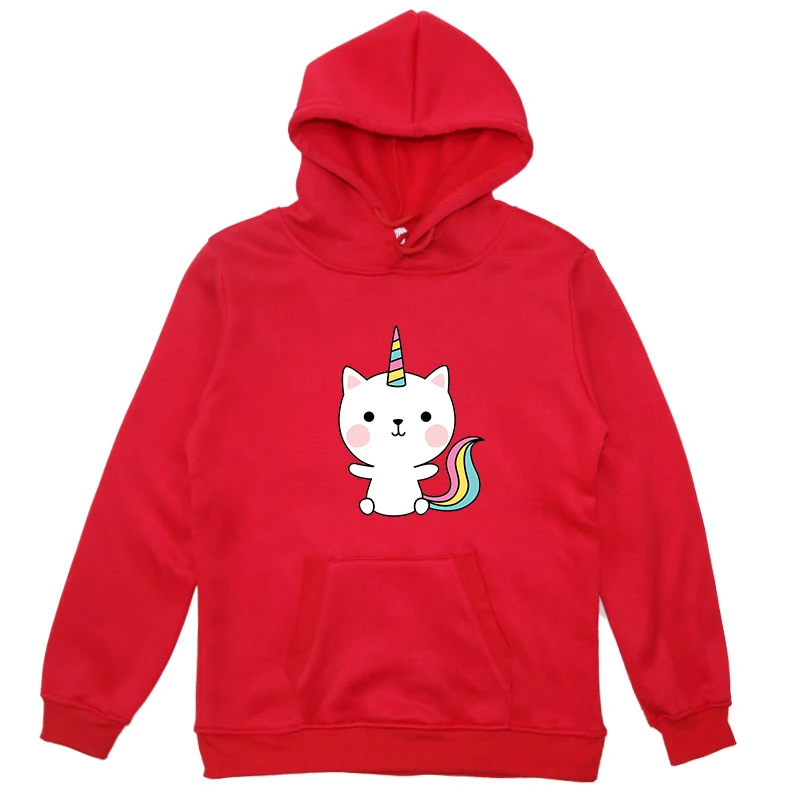 Hoodies 8 Толстовка с принтом единорога для девочек, детский пуловер для маленьких мальчиков и девочек на осень г., одежда милые толстовки хлопковые топы для детей от 2 до 14 лет - Цвет: Hoodies 8