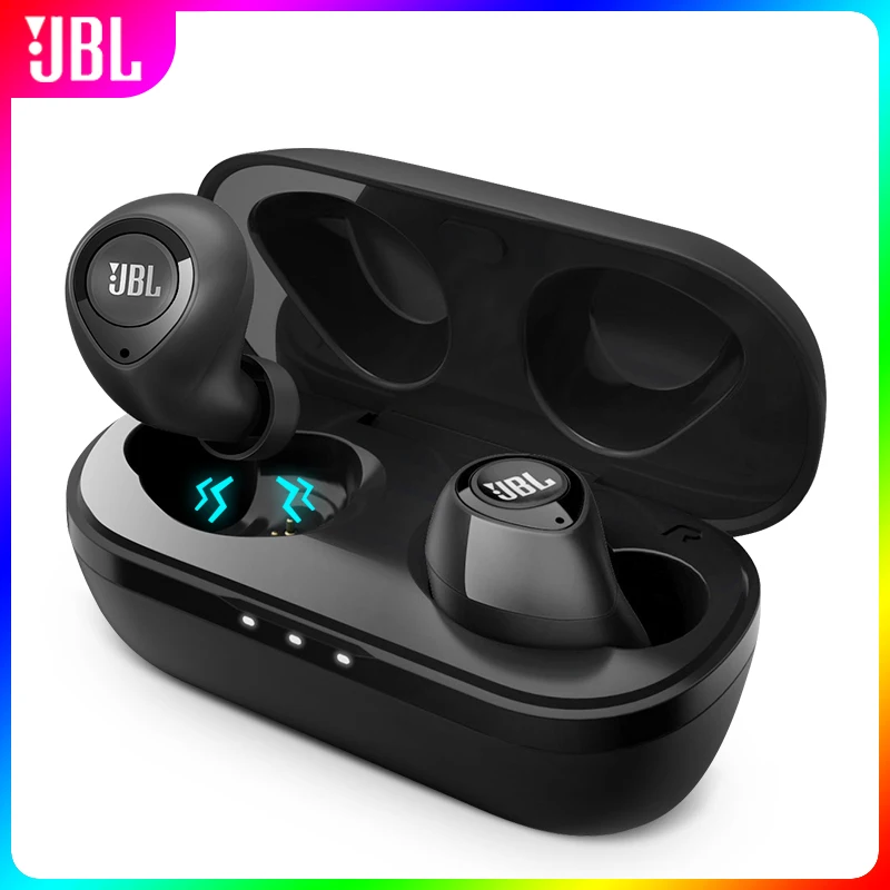 JBL C100TWS True Wireless Earphones Bluetooth 5 0 Stereo Earbuds Pure Bass Sound Gaming Sport Headset with Mic Charging Case