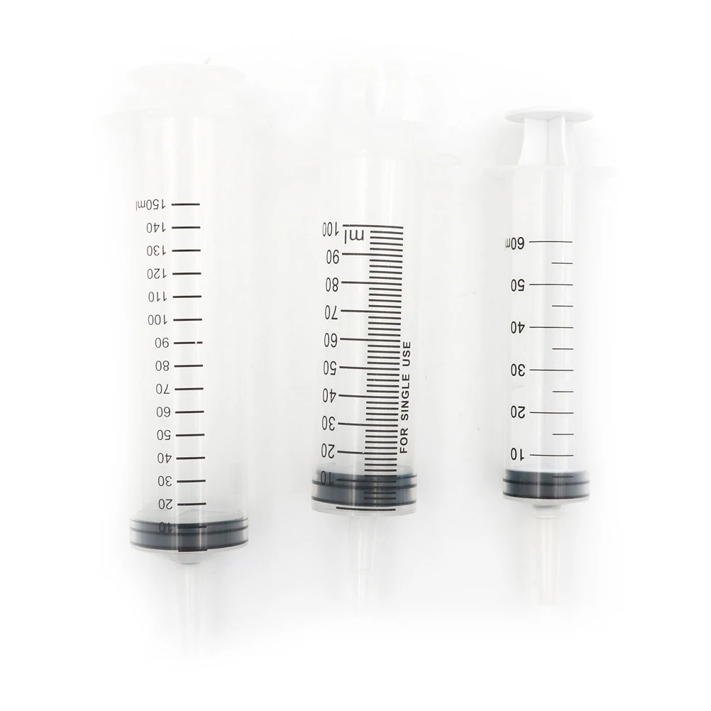 

60/100/150ml Big Plastic Nutrient Sterile Syringe Health Measuring Syringe Tool
