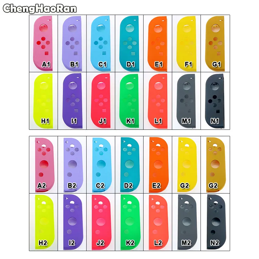 ChengHaoRan Зеленый Розовый Красный для nintendo Switch Joy-Con сменный корпус оболочка для NS NX Joy Con чехол контроллера