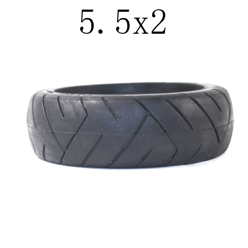 Новейшая хорошая репутация 5,5X2 дюймов взрывозащищенные шины Fastwheel F0 задние колеса твердые шины для углеродного волокна скутер электрический скутер