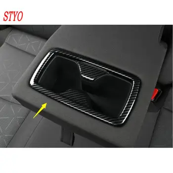

STYO For Toyota1 RAV4 XA50 2019 ABS Rear Seat Water Cup Holder Frame Sticker Cover Trim