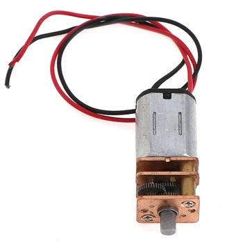 

Mini Precision DC Geared Motor 5V Gear Motor D-Axis Speed Reduction Motor High Quality Steel Gear N20 Mini Gear Motor Worm